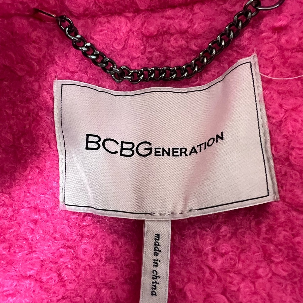Bcbgeneration Bubble Gum Pink Doubles Breasted Bo… - image 4